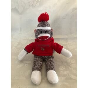 Plushland Sock Monkey Louisville Cardinals 11" 2012 Plush NCAA